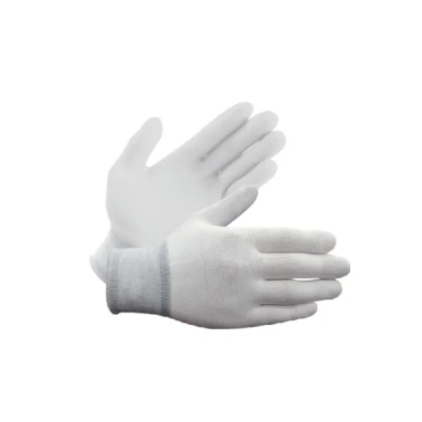 [CORECA] Nylon Liner Gloves (White/ M, 10 Pairs/ Pack, Inner Gloves)