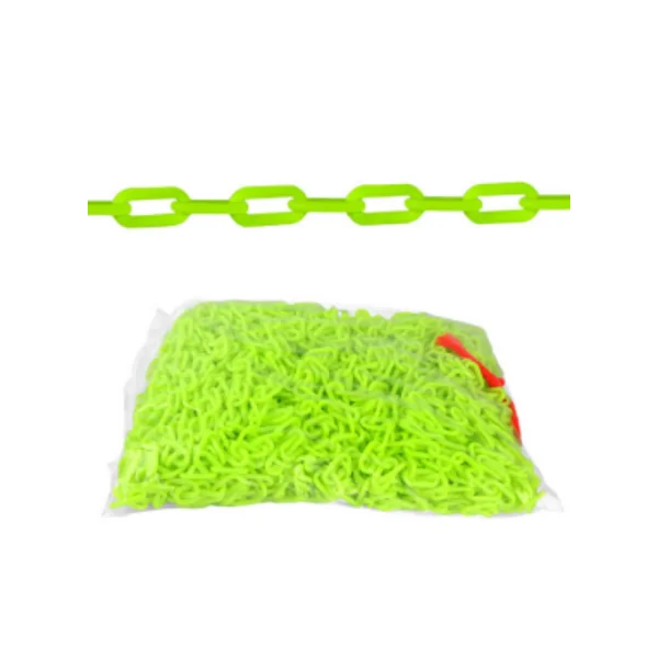 [MIRAE SAFETY] Plastic Chain Bag Type (Fluorescent Green, 8mmx50m)