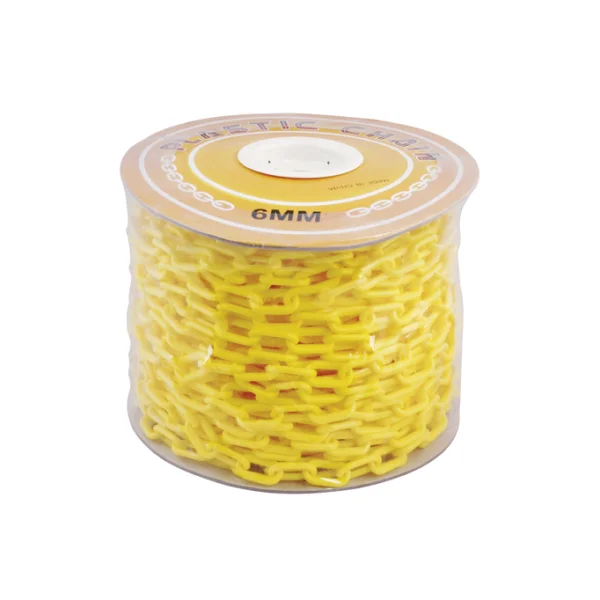[MIRAE SAFETY] Plastic Chain Roll Type (Yellow, 6mmx45m)