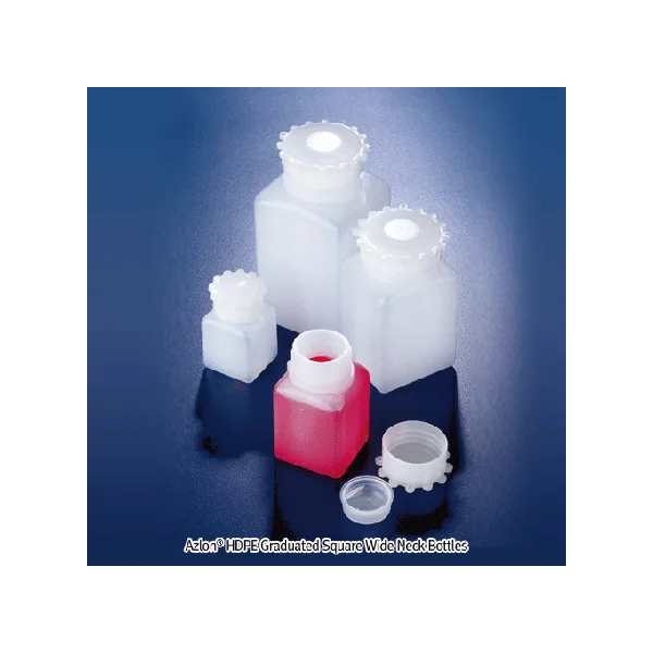 [AZLON] Square Wide Mouth Bottle 2000ml (HDPE/ Az.BGE342P/ Bottle)