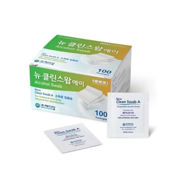 MEDITOP Alcohol Swab New Clean Swab A (100 count, individually packaged, alcohol swab)