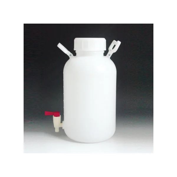 [SANPLATEC] Carboy Bottle with Spigot (10L, Ø220x400mm, 2 Handles, SA.6522)