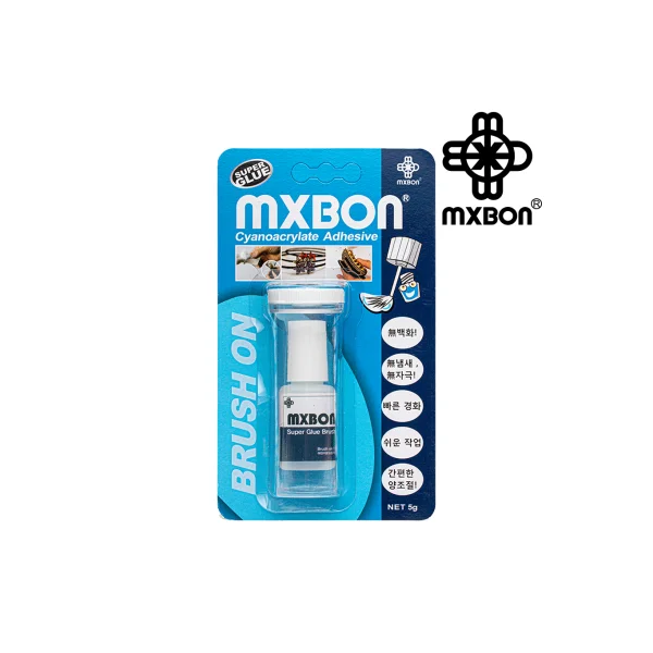 [MAXBOND] MXBON #22401 Brush 5g Odorless Non - Blooming All - Purpose Cyanoacrylate Adhesive for Acrylic, Wood, Foam Board