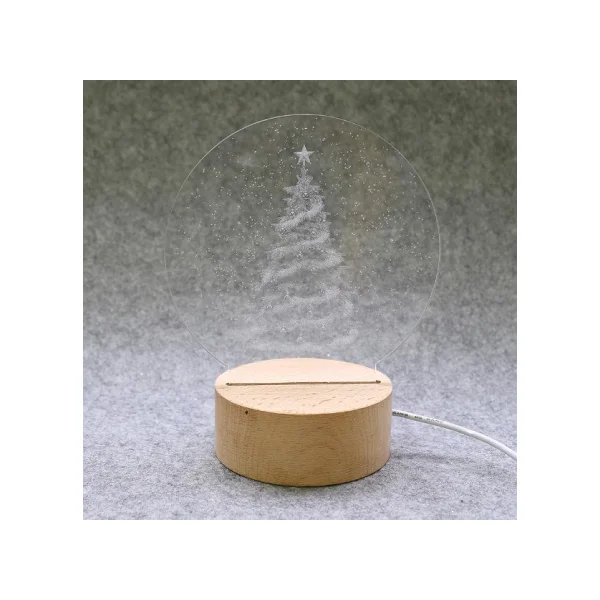 [TREE] Mood Lamp (Nursing Lamp) - Mood Lamp LED Acrylic 3D - Christmas Tree (USB)