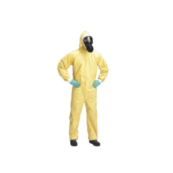 DUPONT Tychem 2000 Chemical Protective Clothing (Yellow/ L, One - piece/ Old Tychem C)