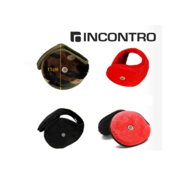 [INCONTRO] Cold - Proof Earplugs (Black+Red)