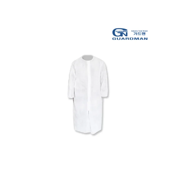 [GUARDMAN] Visitor Gown (L/ White, 50 pcs, Non - woven)