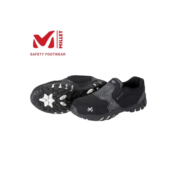[MILLET] 4 - inch Ultra - light Safety Shoes M - 007 (Black, 250mm, General Work)