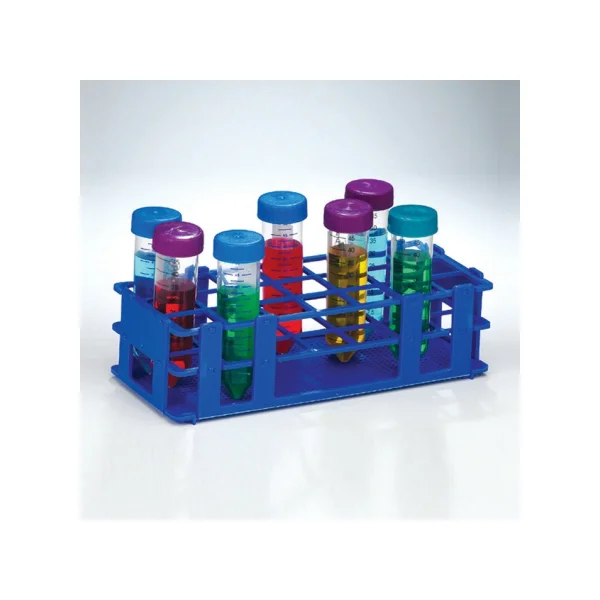 [BEL - ART] Test Tube Rack (Ø25mm, 24 - Hole, 25mm, Blue, BA.18747 - 0003)