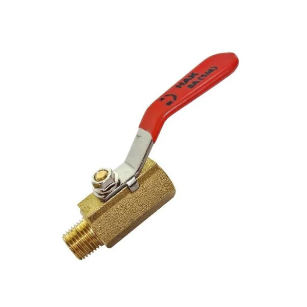[HAK] Brass Male - Female Ball Valve (Lever/ 8A/ 13.08mm, 1 pc)