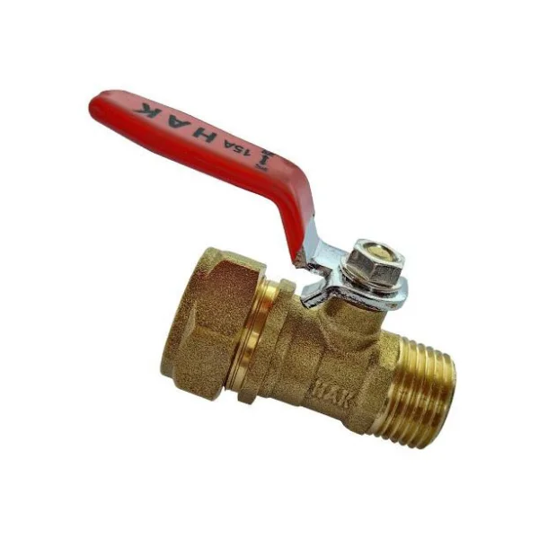[HAK] XL Lever Type Drain/ Non - Drain Valve (15A/ 20.72mm/ Non - Drain Straight, 1 pc)