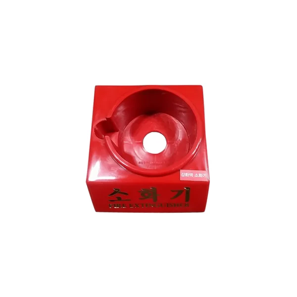 [PORT TECH] Fire Extinguisher Stand Class K (Red/ Plastic)