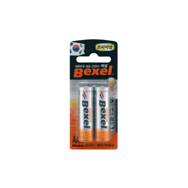 [BEXEL] Alkaline Battery AA (2 pcs, LR6/ Vinyl Pack)