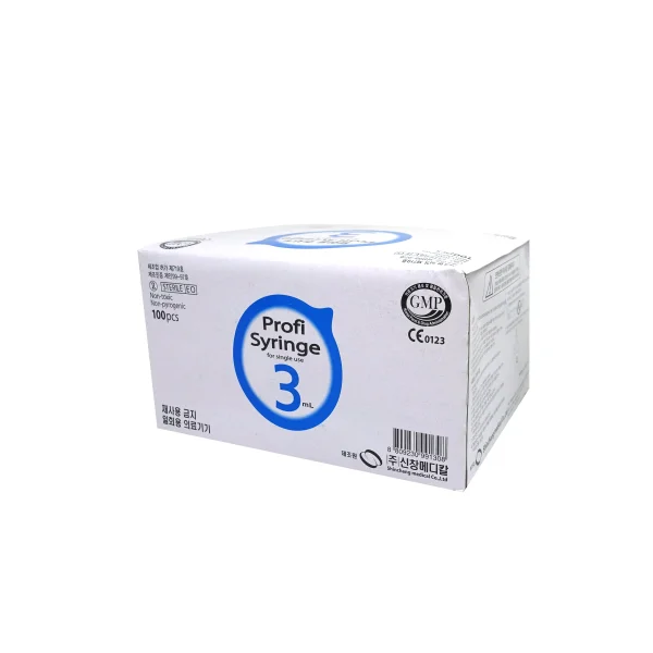 SHINCHANG MEDICAL Disposable Syringe 3cc (23G, 1 - inch, 100 pcs)