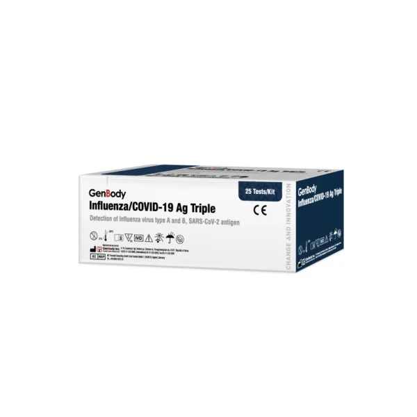 [GENBODY] Influenza/ COVID - 19 Ag Triple Rapid Antigen Test Kit