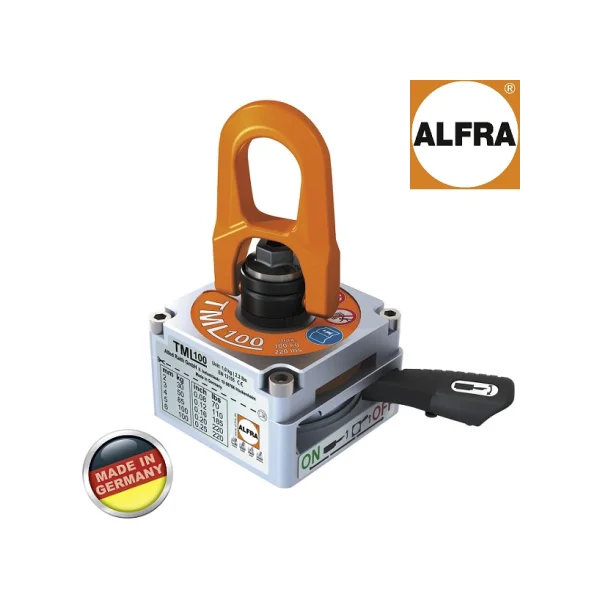 ALPRA Lifting Magnet TML100 (50kg/ 3mm, 100kg/ 6mm, Hand/ Liftma/ Magnet)