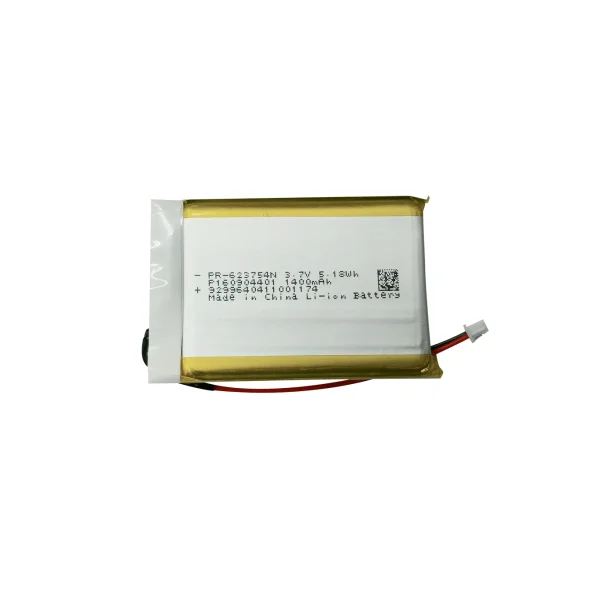 TCL HYPERPOWER BATTERIES INC Lithium Polymer Battery PR - 623754N (3.7V, 1400mAh)