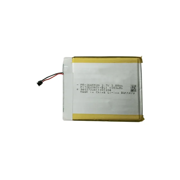 TCL HYPERPOWER BATTERIES INC Lithium Polymer Battery PR - 364552N (3.7V, 1050mAh - Black Connector)