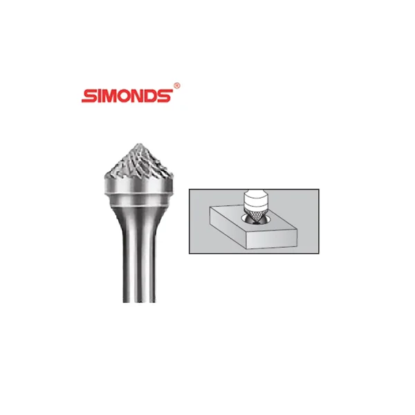 [SIMONDS] Carbide Rotary Burr SK - 6M (6mm Shank)