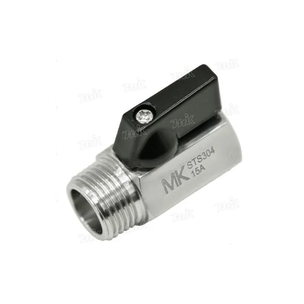 [NAVI MRO] Stainless Premier Ball Valve Mini (M - F/ 8A/ 13mm, 1 pc)