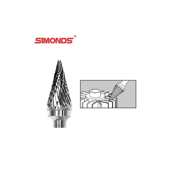 [SIMONDS] Carbide Rotary Burr SM - 6M (6mm Shank)