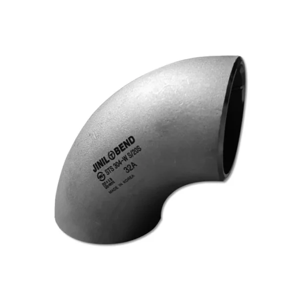[JL] Stainless Steel Welding Elbow SCH10 (90 Degree/ SUS304/ LONG/ 32A/ 42.7mm, 1 pc)