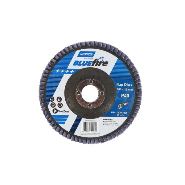 [NORTON] ABR - CA - C196 Disc Wheel Paper 4inch (#80, 100x16)