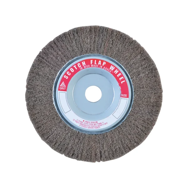 INWOO Flap Wheel (Hard/ 6 - inch/ #180, Bench Grinder Wheel)