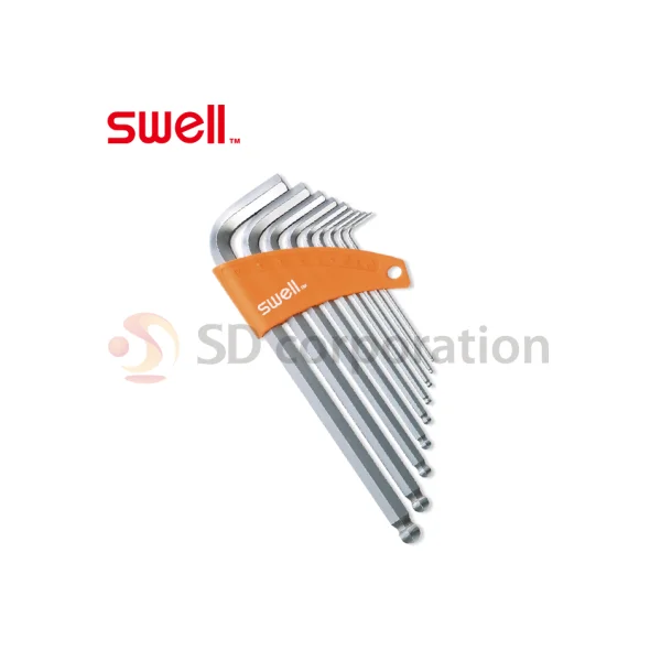 SWELL Extra Long Ball Hex Wrench Set HLL - 9S (mm, 9PCS)