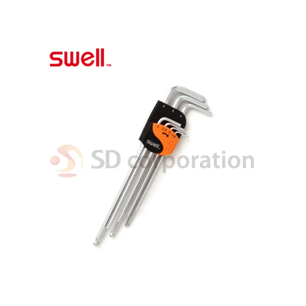 SWELL Extra Long Ball Hex Wrench Set LL - 7S (mm, 7PCS)