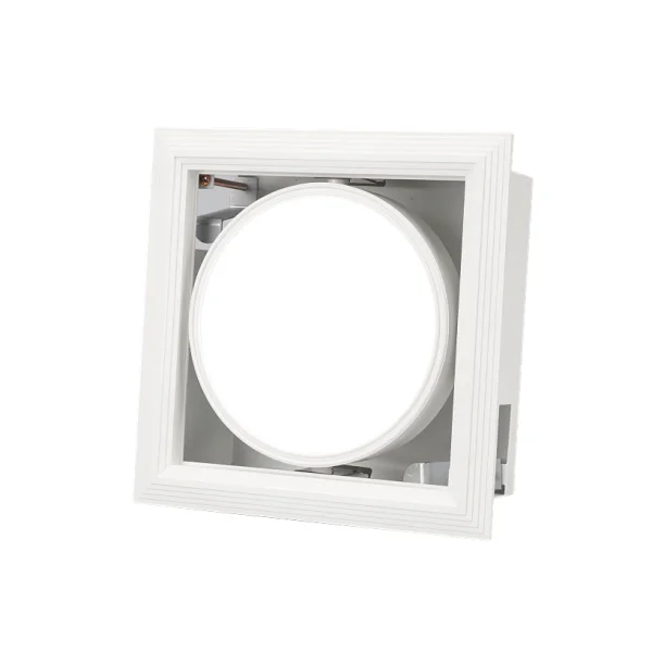 [PICO] PAR30 Multi - LED Square Swivel Recessed Light (1 Fixture) - White (Cutout 160*160) 15W Daylight