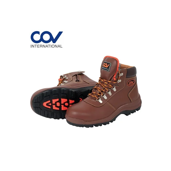 [COV] COV 6 - inch Standard Work Safety Shoes COV - 610 (Brown, 280mm, Work Shoes)