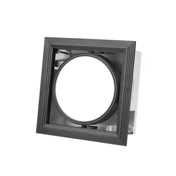 [PICO] PAR30 - Multi LED Square Swivel Recessed Light (Black, 160*160 Cutout) 15W Daylight
