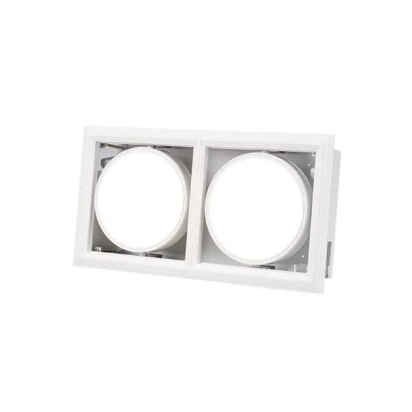 [PICO] PAR30 - Multi - LED Square Recessed Rotating 2 - Light - White (Cutout 320*160) 30W Bulb