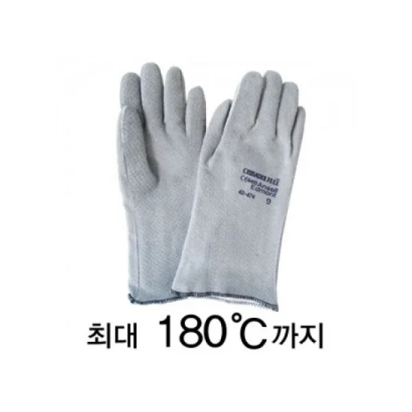 Ansell Heat Resistant Leather Gloves CrusaderFlex 42 - 474 (1 Pair, EN407, Abrasion Resistant)