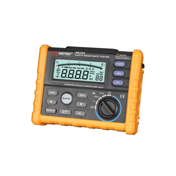[PEAK METER] Digital Earth Resistance Meter MS2302