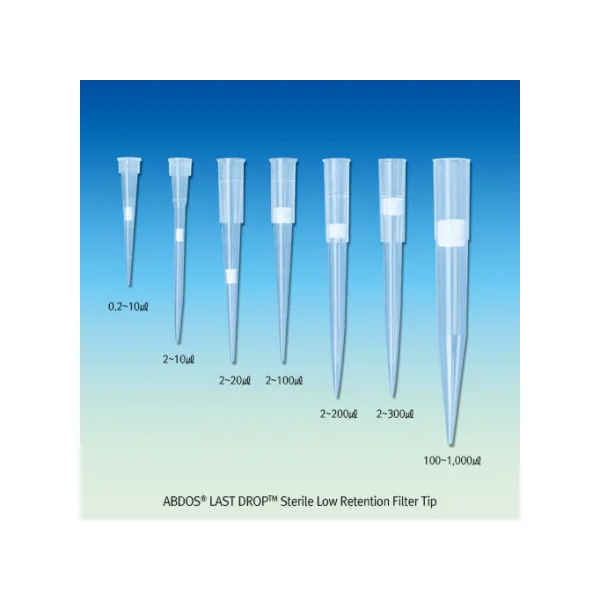 [ABDOS] High - Precision Sterile Filter Tip & Rack (2~20ul, AB.P11065)