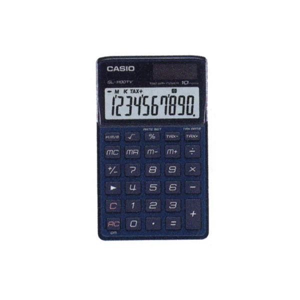 CASIO - PENMAN Calculator Color SL - 1000TW 7.5x70x118mm