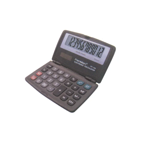 [CASIO] Electronic Calculator 12 - Digit (Foldable) PF - 120 110x68x13mm