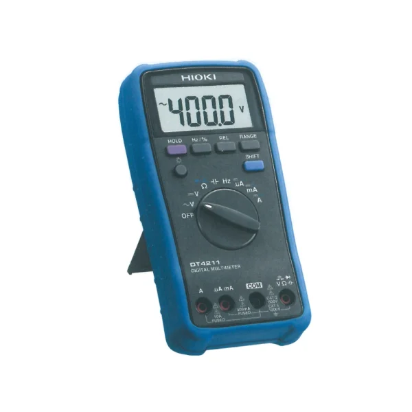HIOKI Digital Multimeter (New Model) DT - 4211 AC/ DC1000V/ 10A/ 40mOhm