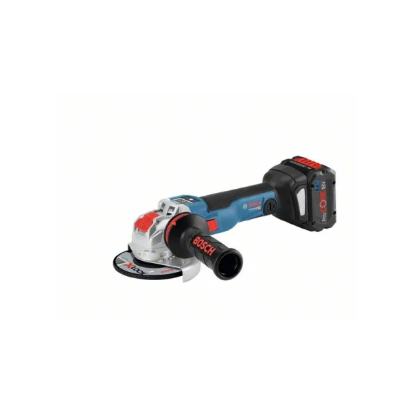 BOSCH 18V Cordless Grinder Brushless GWX18V - 10SC (Full Set/ 2x 8.0Ah Batteries+Charger+Case)