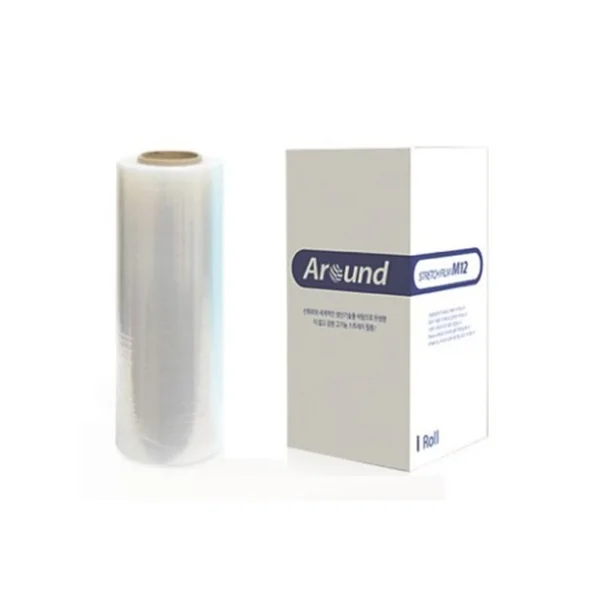 Around Industrial Stretch Film 0.015T x 500mm x 1700M, LLDPE, Clear, Automatic, General Purpose