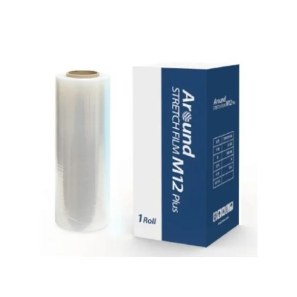 Around Industrial Stretch Film 0.015Tx500mmx1700M, LLDPE, Clear, Automatic, High - Performance