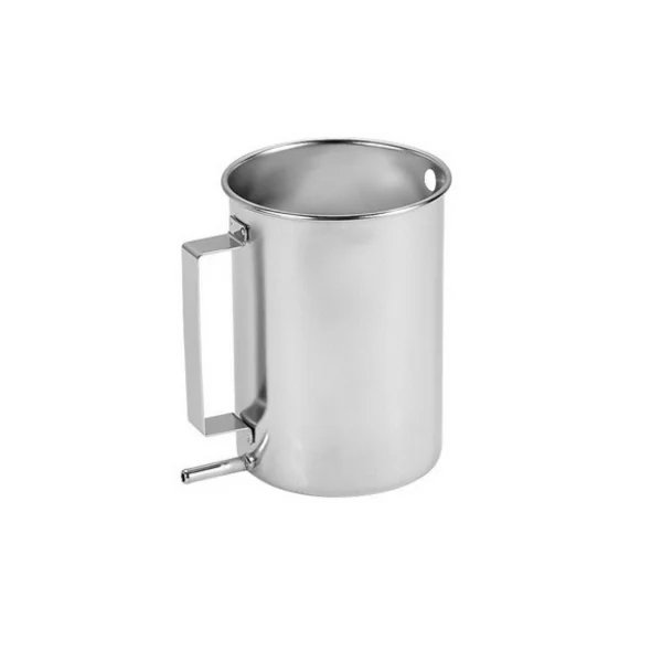 [HONGJAE MEDICAL] Enema Pot (Ø120xL165mm, 4 - 2100/ Stainless Steel/ Enema Device)