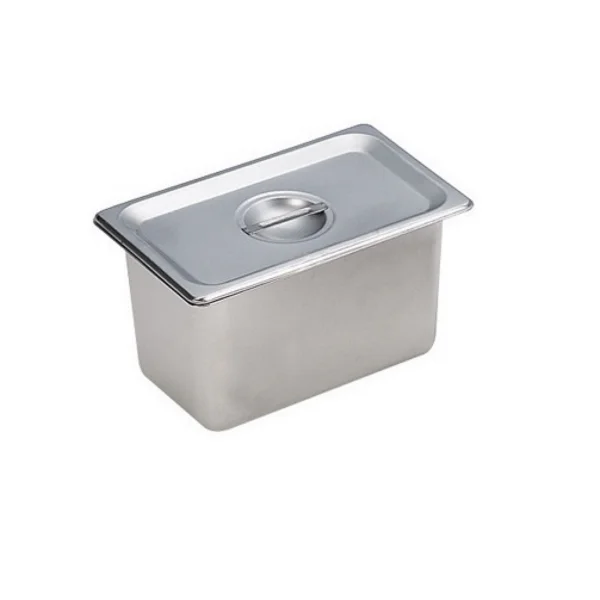 [HONGJAE MEDICAL] Flat Cover Instrument Tray No. 8 (265x160xH153mm, With Lid/ 4 - 3005/ Stainless Steel/ Tray)