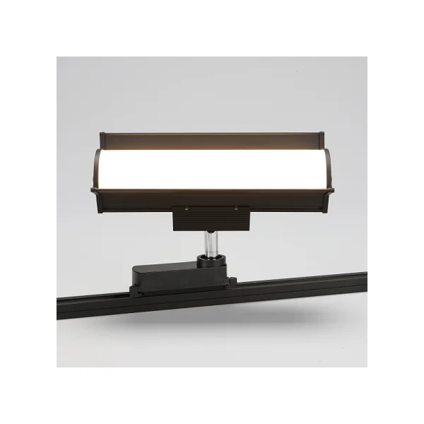 [KORYOIN] LED Lighting Fixture - Square LED Floodlight (for Rail) - 30W Bulb Black KS