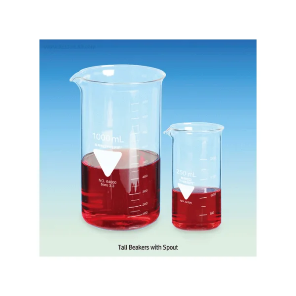 [RASOTHERM] Graduated Glass Tall Beaker (with spout, 50ml, RA.93306002)