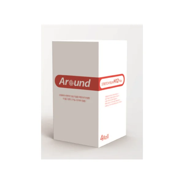 Around Industrial Stretch Film 0.018Tx500mmx400M, LLDPE, Clear, Manual, General Purpose