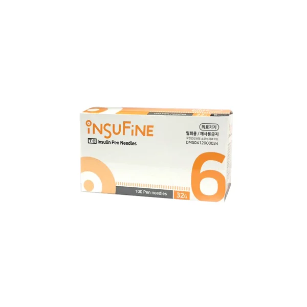 [TAECHANG] Insulin Syringe Needle (32G, 6mm, Needle, 100 pcs/ BOX)