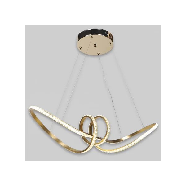 [KORYOIN] LED Pendant - Ribbon Shine LED Pendant - 40W Gold Neutral White 4K